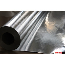 Metallisierte Polyesterfolie / reflektierende Mylar, doppelseitige Folien-Scrim-Kraft Facing, verstärkte Aluminiumfolien-Laminierung